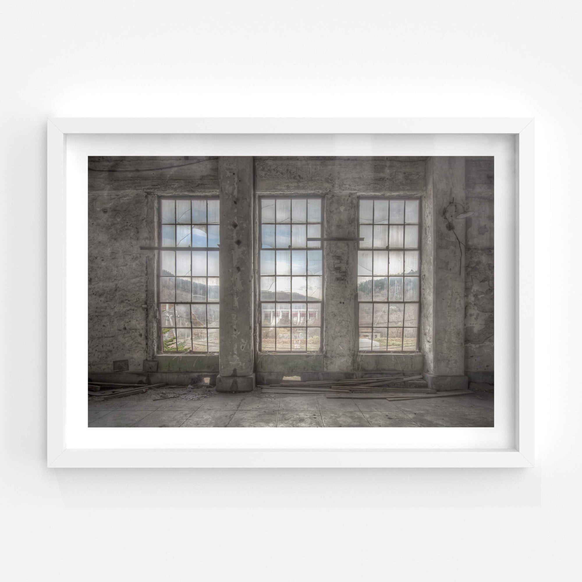 Three Windows | Shimizusawa Thermal Power Plant Fine Art Print - Lost Collective Shop