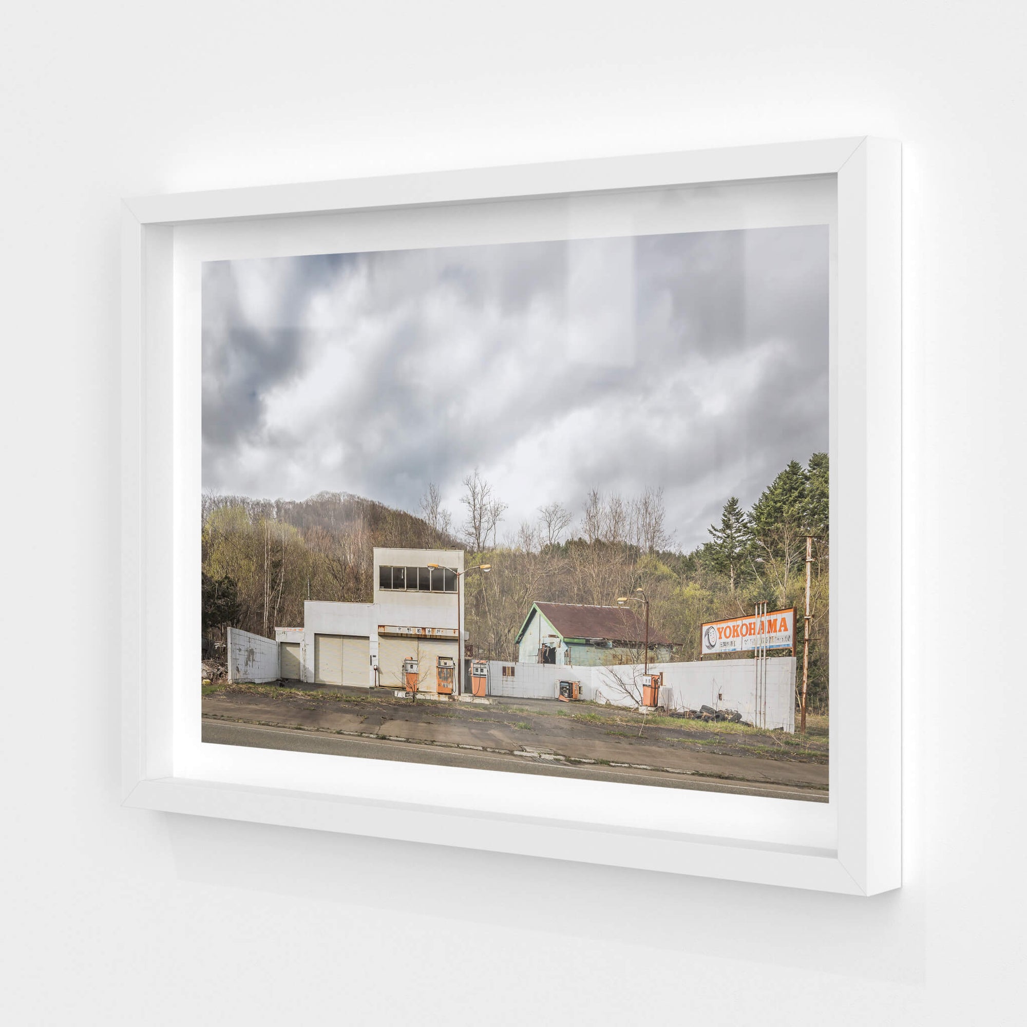 Gas Station | Streetscapes of Yubari Fine Art Print - Lost Collective Shop