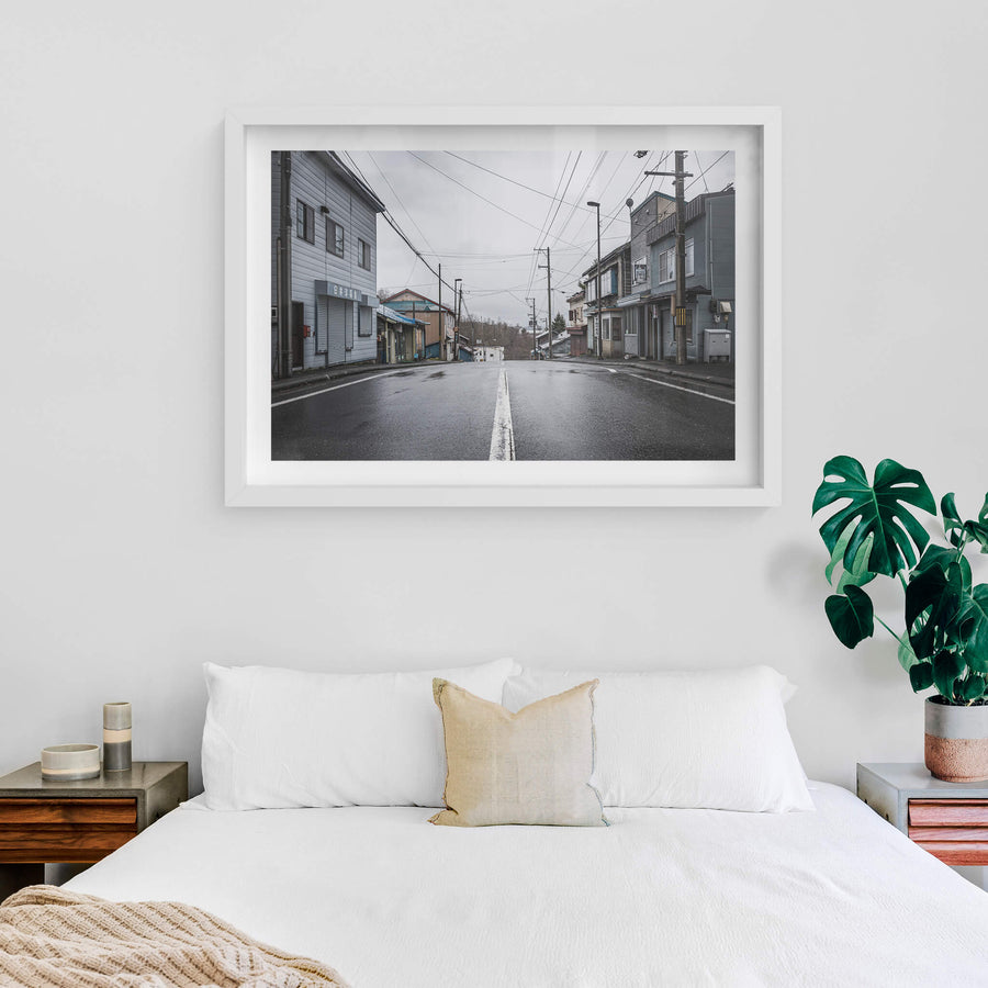 white frame