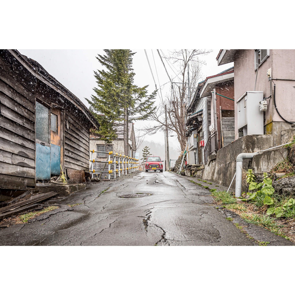 Old vs New | Streetscapes of Yubari Fine Art Print - Lost Collective Shop