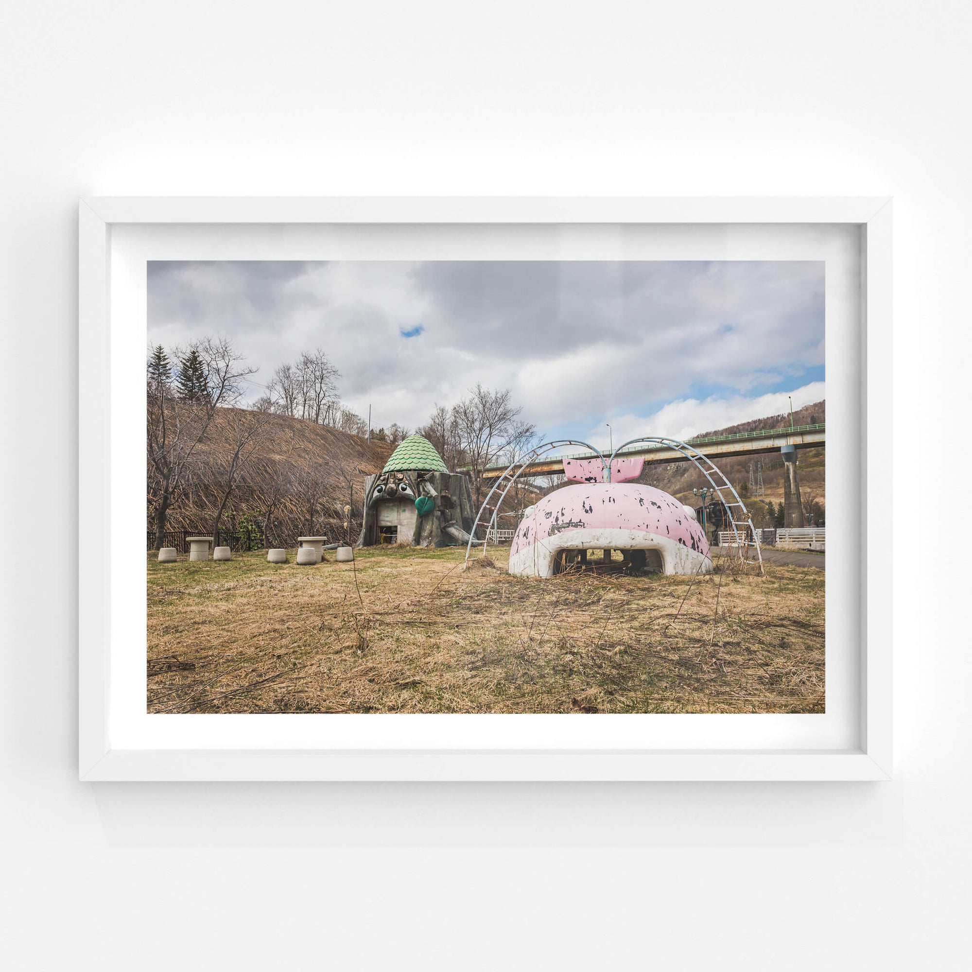 Park Play Equipment | Streetscapes of Yubari Fine Art Print - Lost Collective Shop