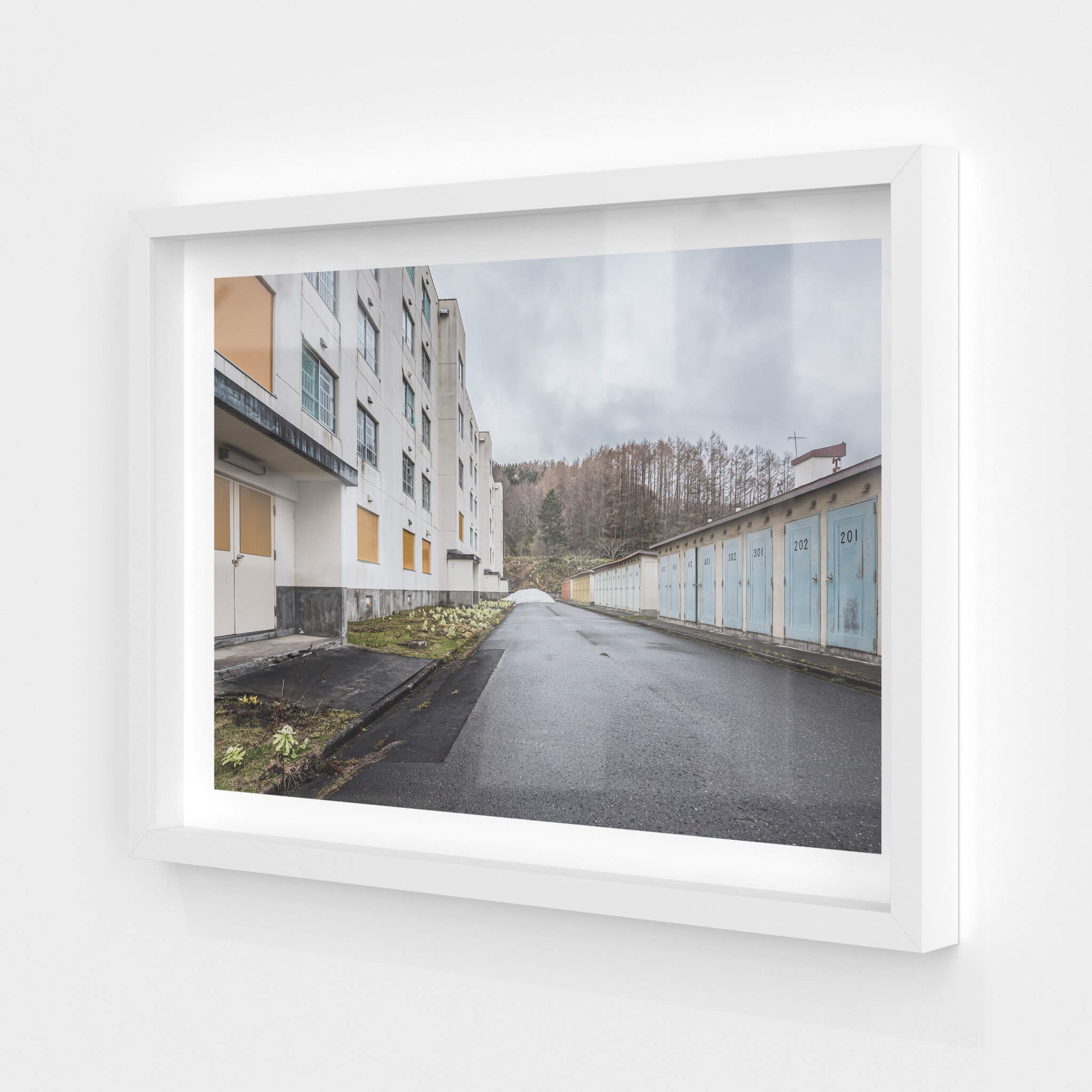 Public Housing and Storage | Streetscapes of Yubari Fine Art Print - Lost Collective Shop