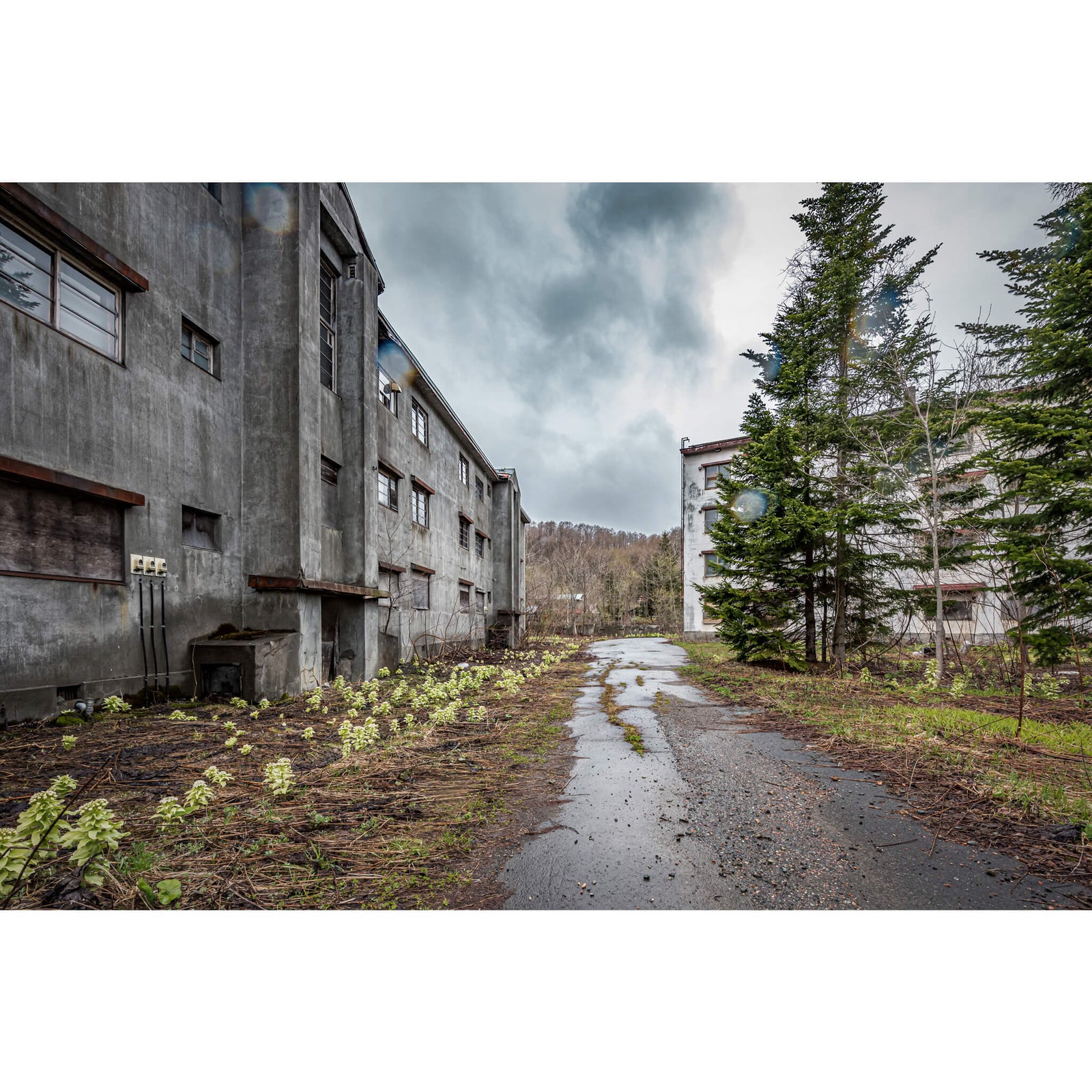 Public Housing Driveway | Streetscapes of Yubari Fine Art Print - Lost Collective Shop