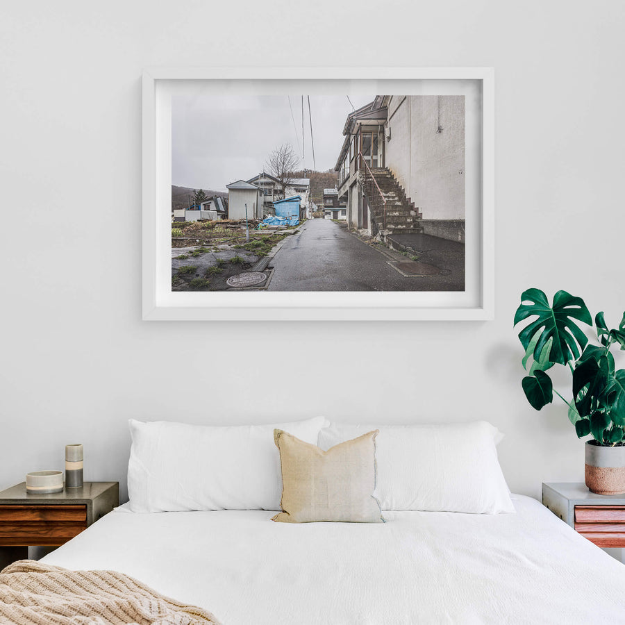 white frame