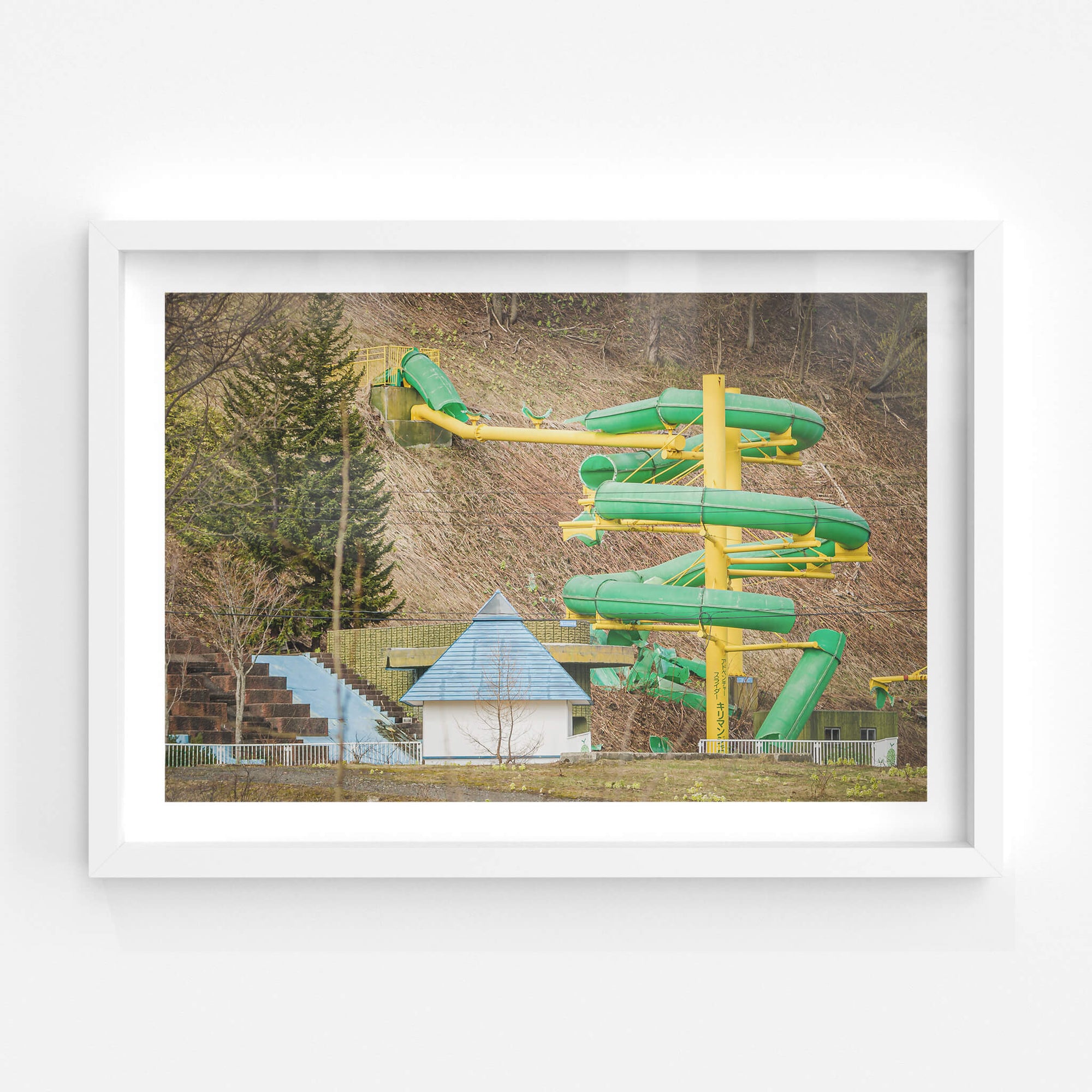 Water Slide | Streetscapes of Yubari Fine Art Print - Lost Collective Shop