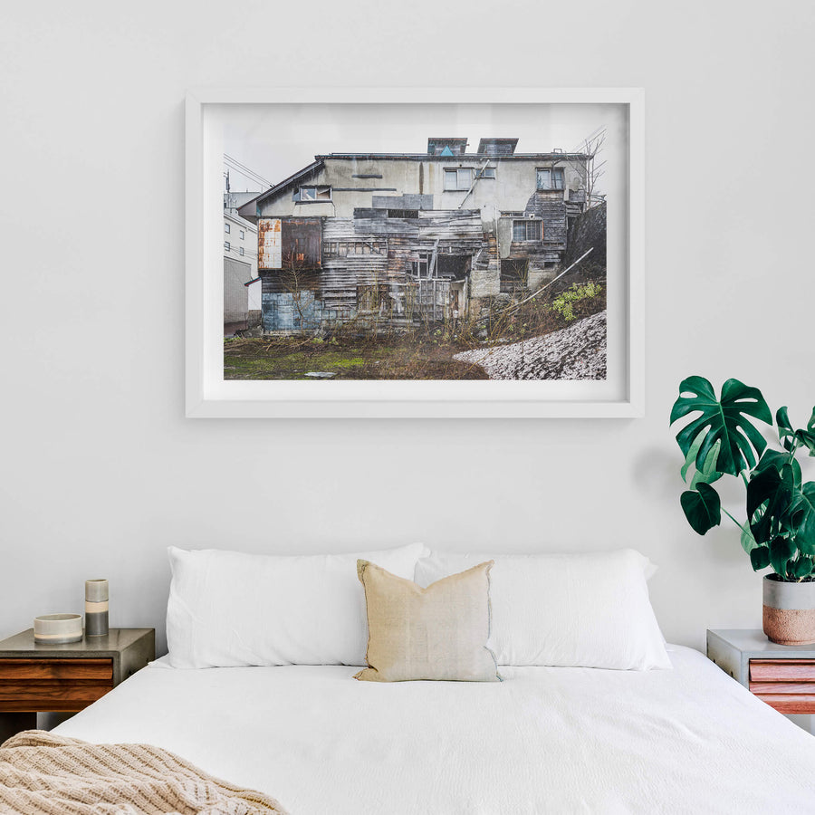 white frame