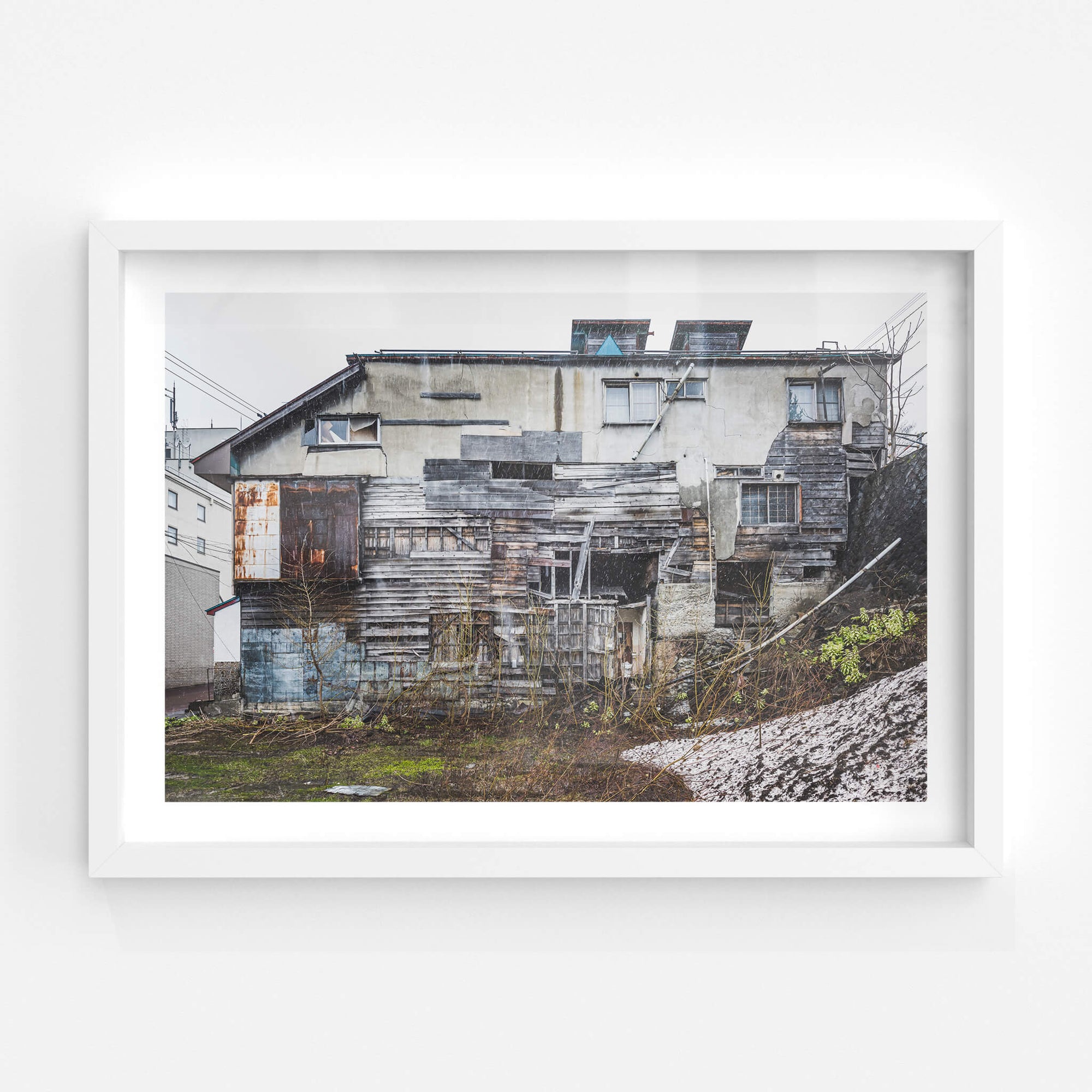 Wooden Panels | Streetscapes of Yubari Fine Art Print - Lost Collective Shop