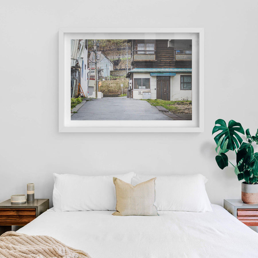 white frame