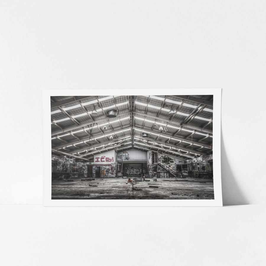 A Frames at Sundell Holden, a shot showing 180 degrees of the previously shown panel shop.