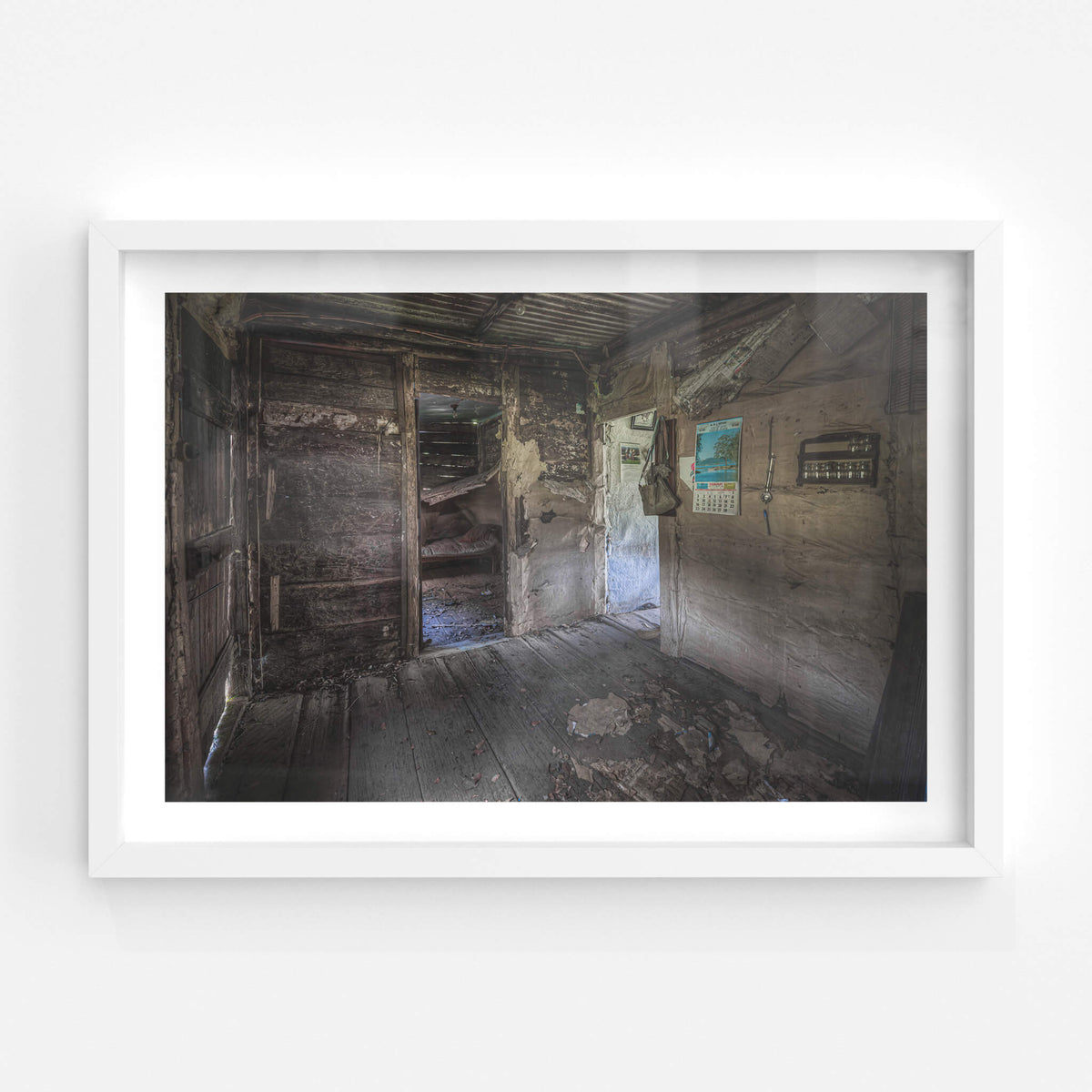 white frame