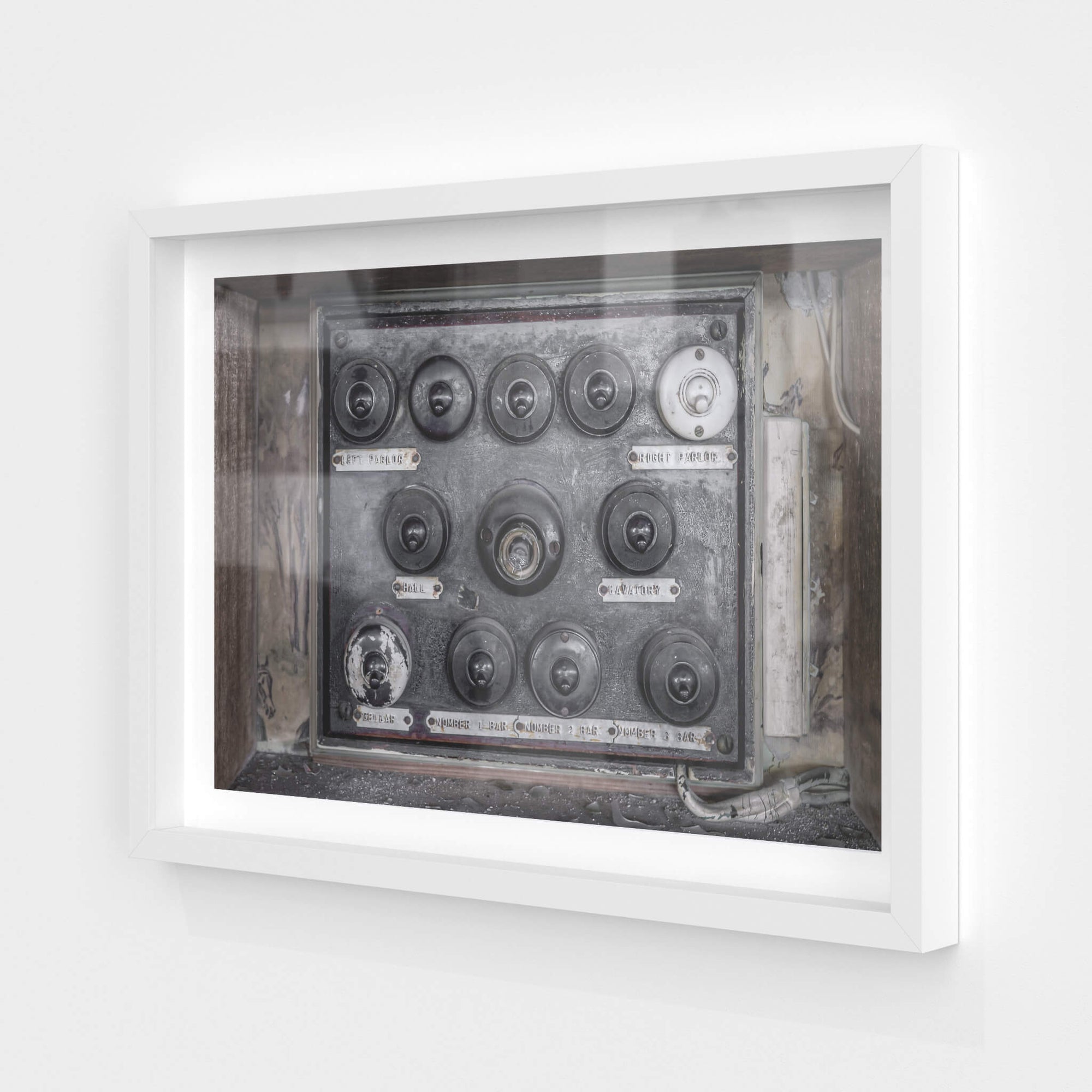 Downstairs Light Switches | Terminus Hotel Fine Art Print - Lost Collective Shop