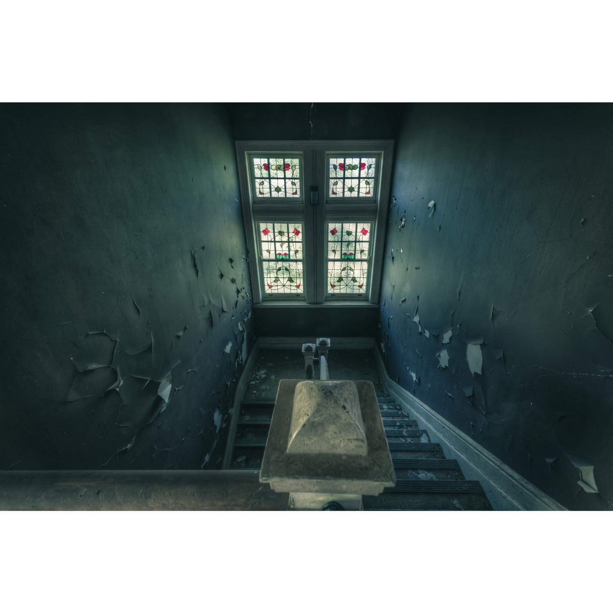 Leadlight Stairs | The Asylum