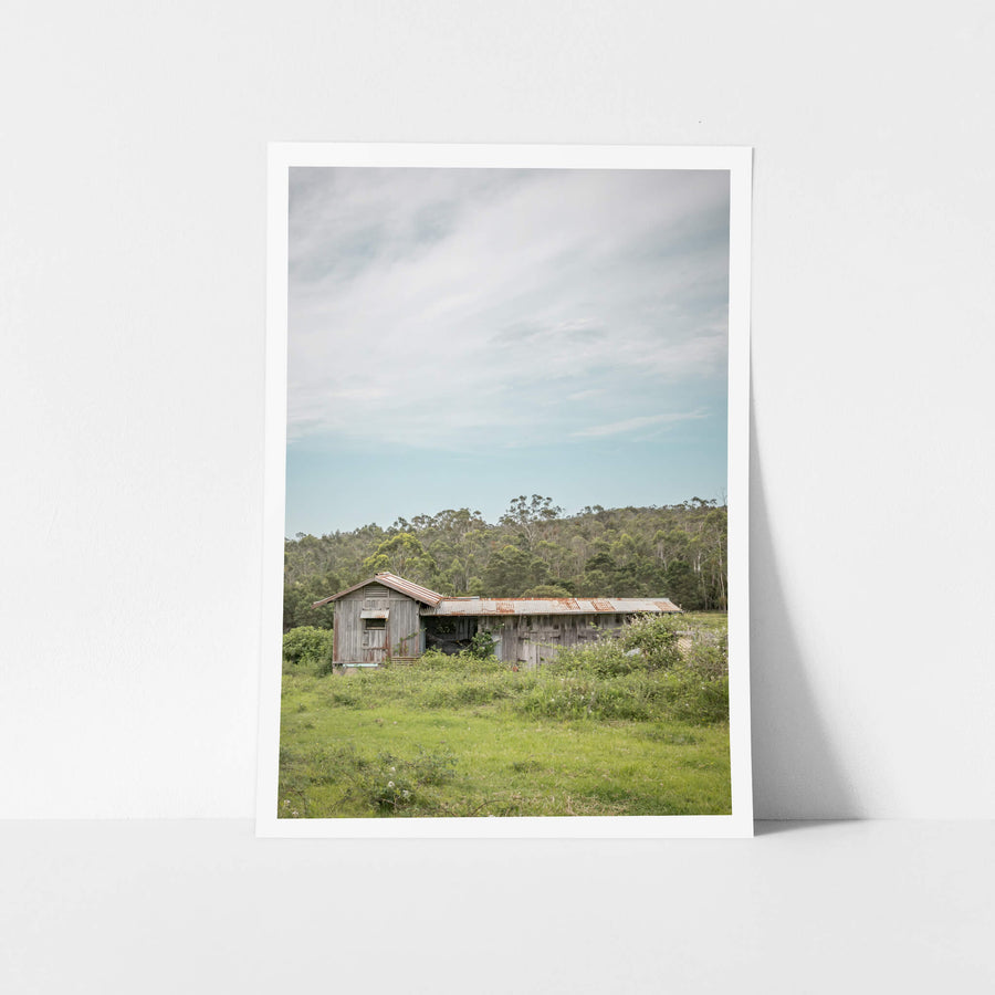 Wolumla Dairy at The Dairy, a weathered timber dairy shed sits low in an open paddock near Wolumla, on the NSW Far South.