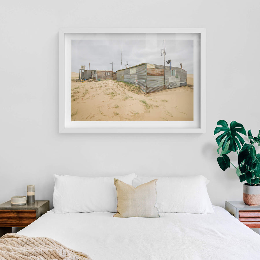 white frame