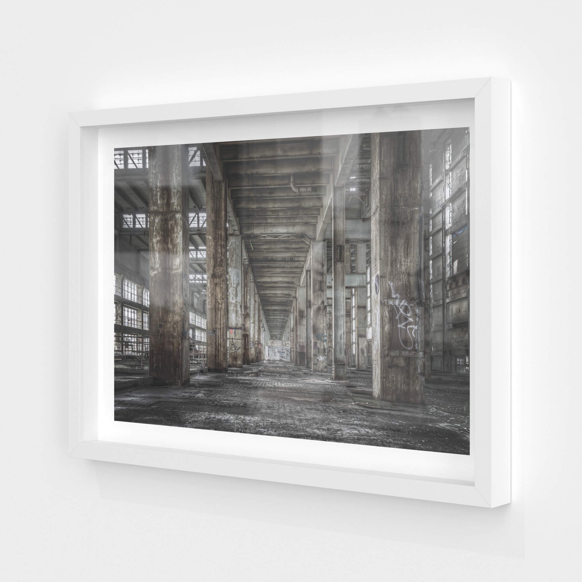 B Station Between Turbine Hall And Boiler House | Wangi Power Station Fine Art Print - Lost Collective Shop