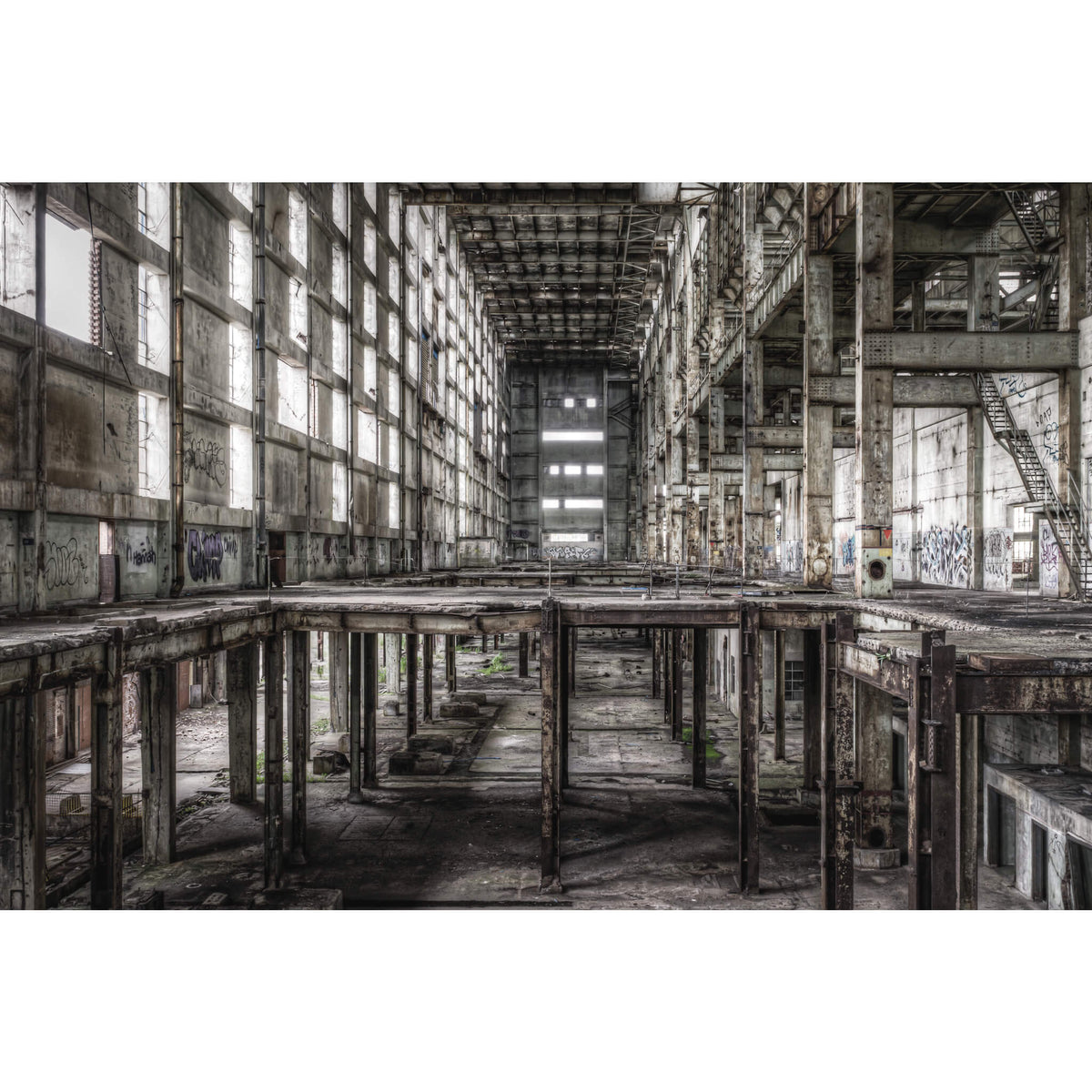 Boiler House Looking From A Station To B | Wangi Power Station Fine Art Print - Lost Collective Shop