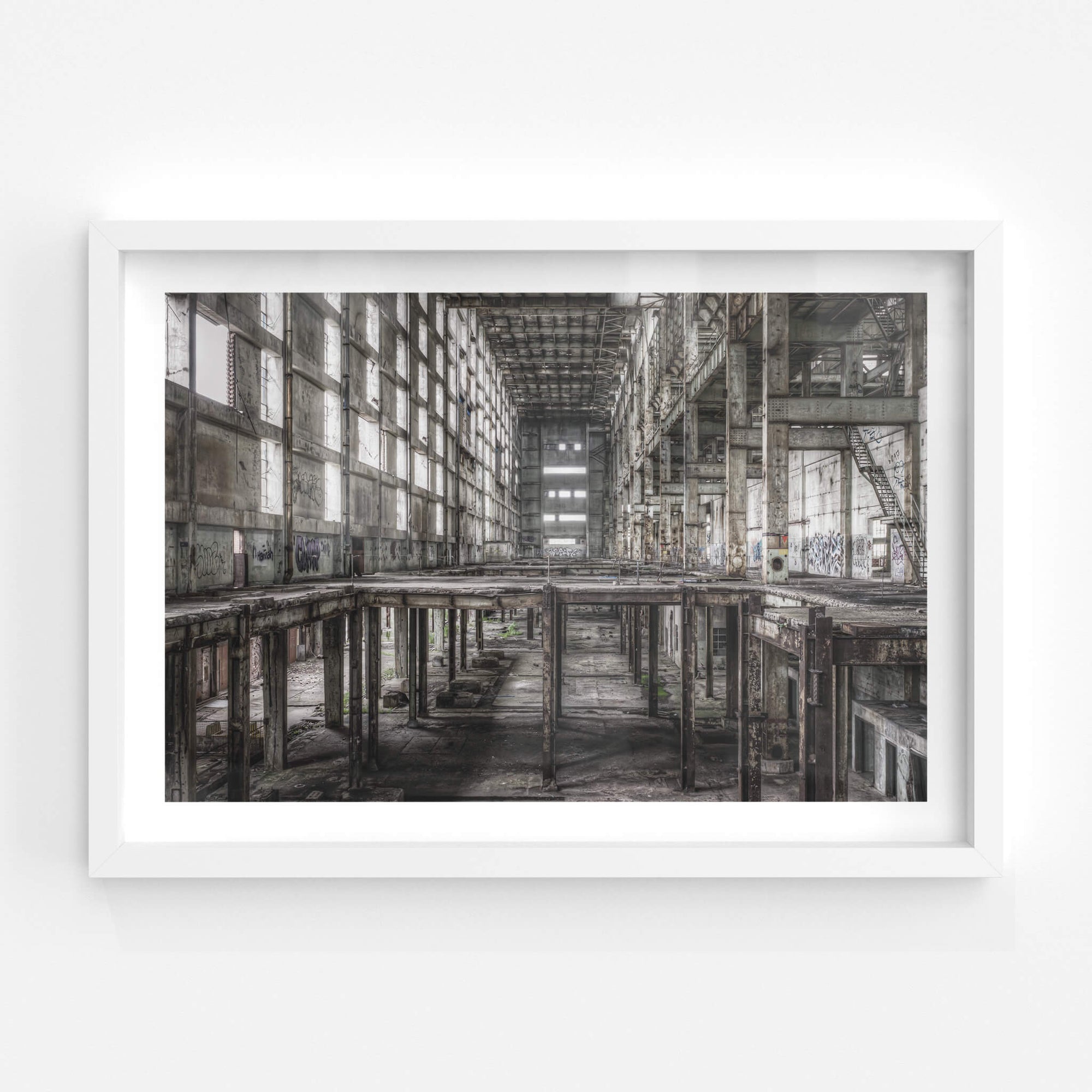 Boiler House Looking From A Station To B | Wangi Power Station Fine Art Print - Lost Collective Shop