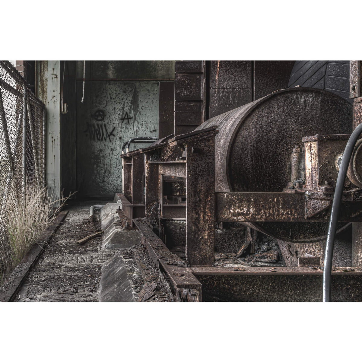 Conveyor Drive End | Wangi Power Station Fine Art Print - Lost Collective Shop