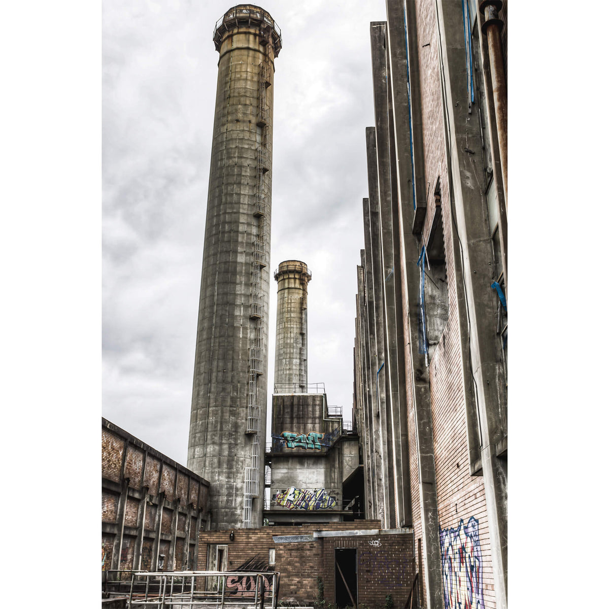 Emission Stacks | Wangi Power Station Fine Art Print - Lost Collective Shop