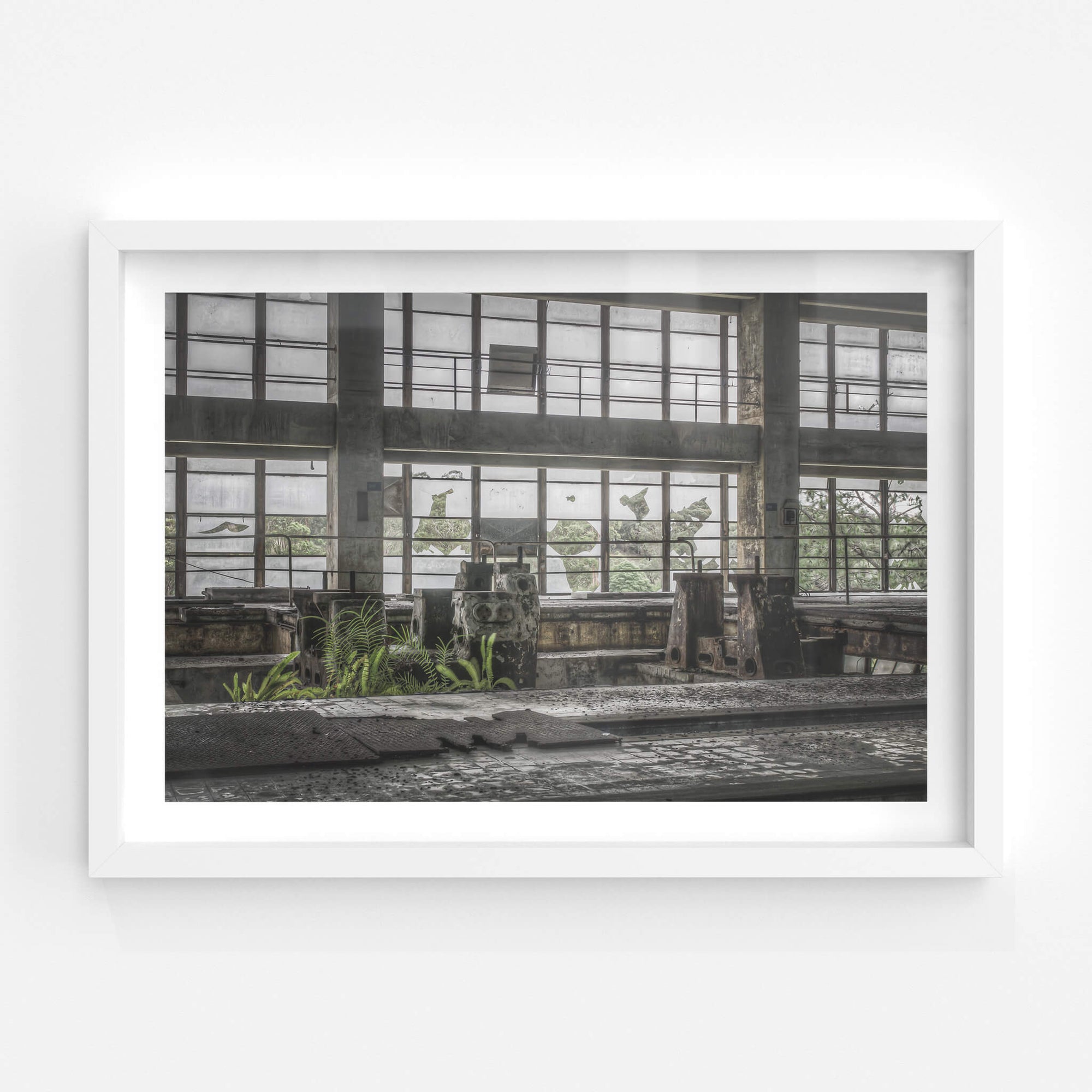 Pedestal Looking Out Towards Switch Yard | Wangi Power Station Fine Art Print - Lost Collective Shop