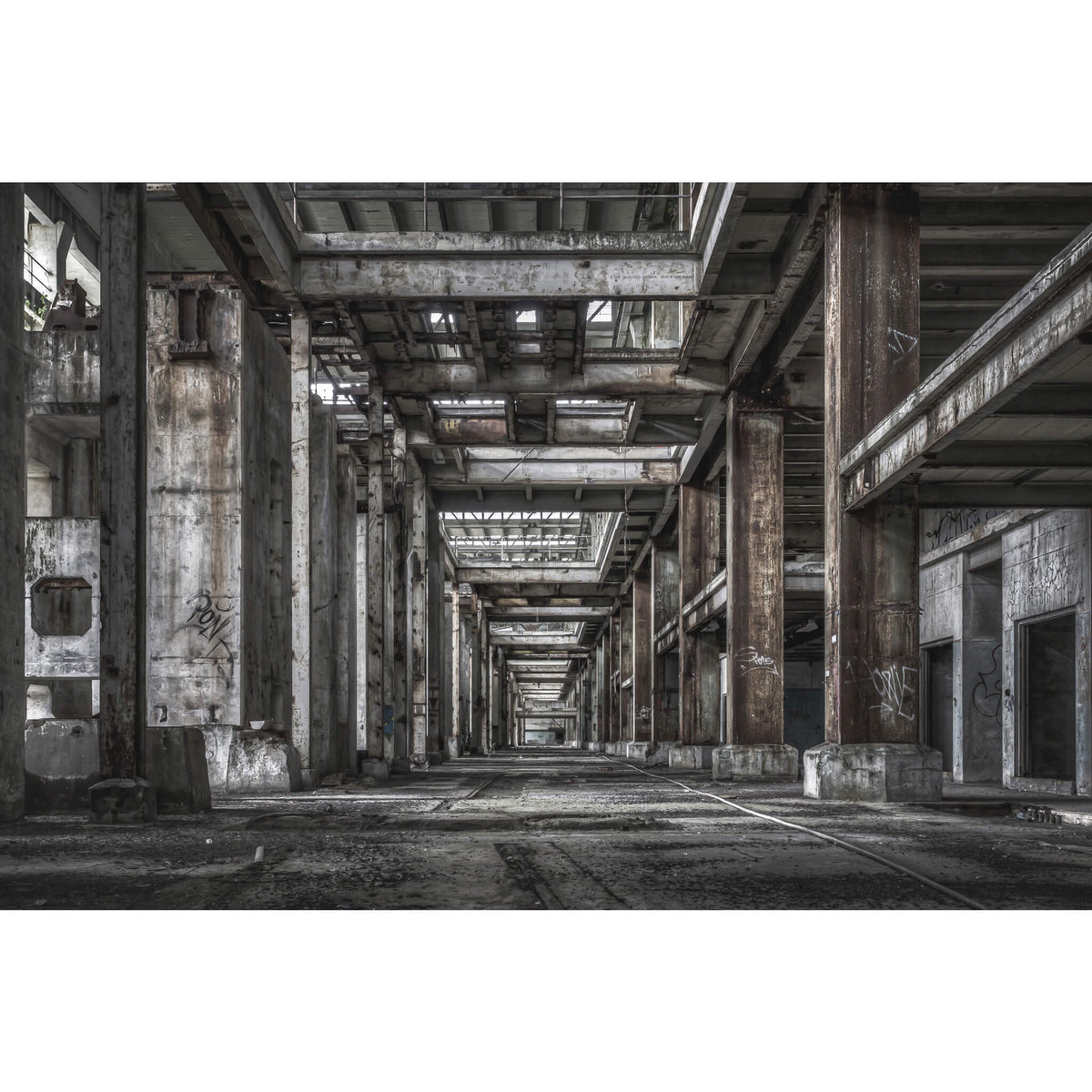 Turbine Hall Basement Looking From A To B Station | Wangi Power Station