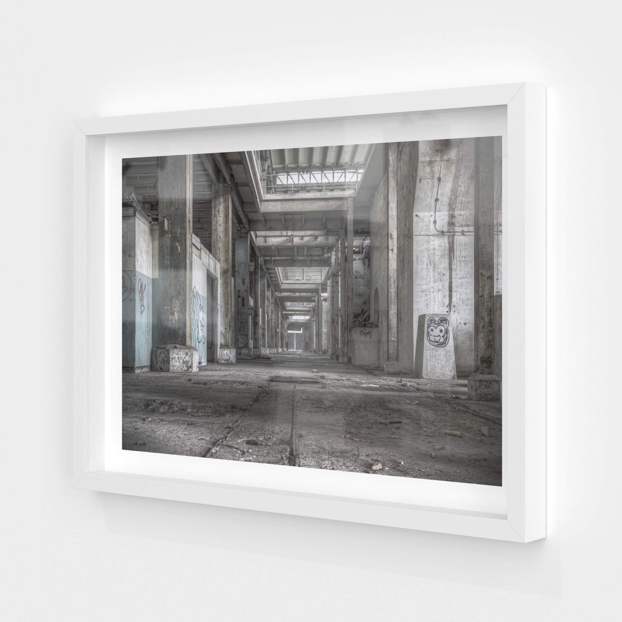 Turbine Hall Basement Looking Towards B Station | Wangi Power Station Fine Art Print - Lost Collective Shop