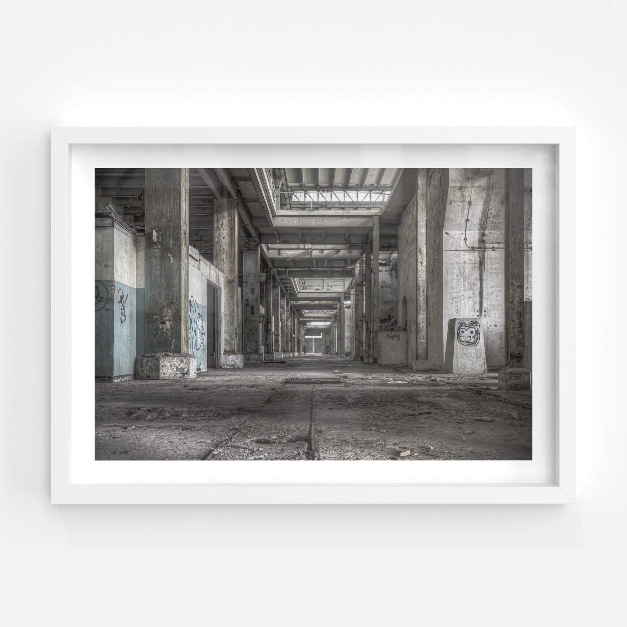 Turbine Hall Basement Looking Towards B Station | Wangi Power Station Fine Art Print - Lost Collective Shop