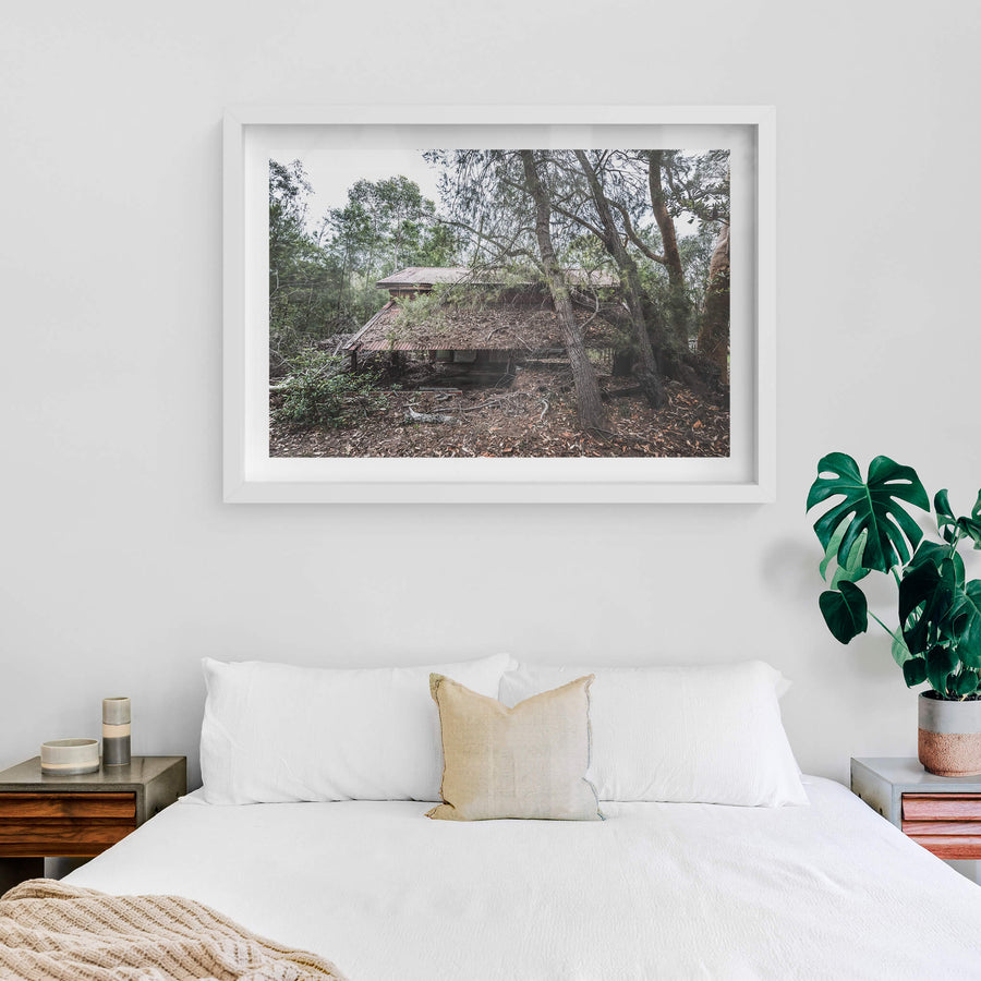white frame