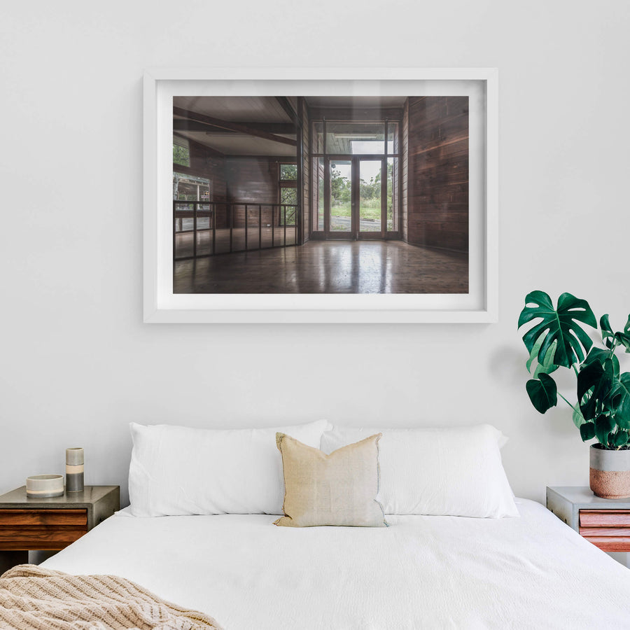 white frame
