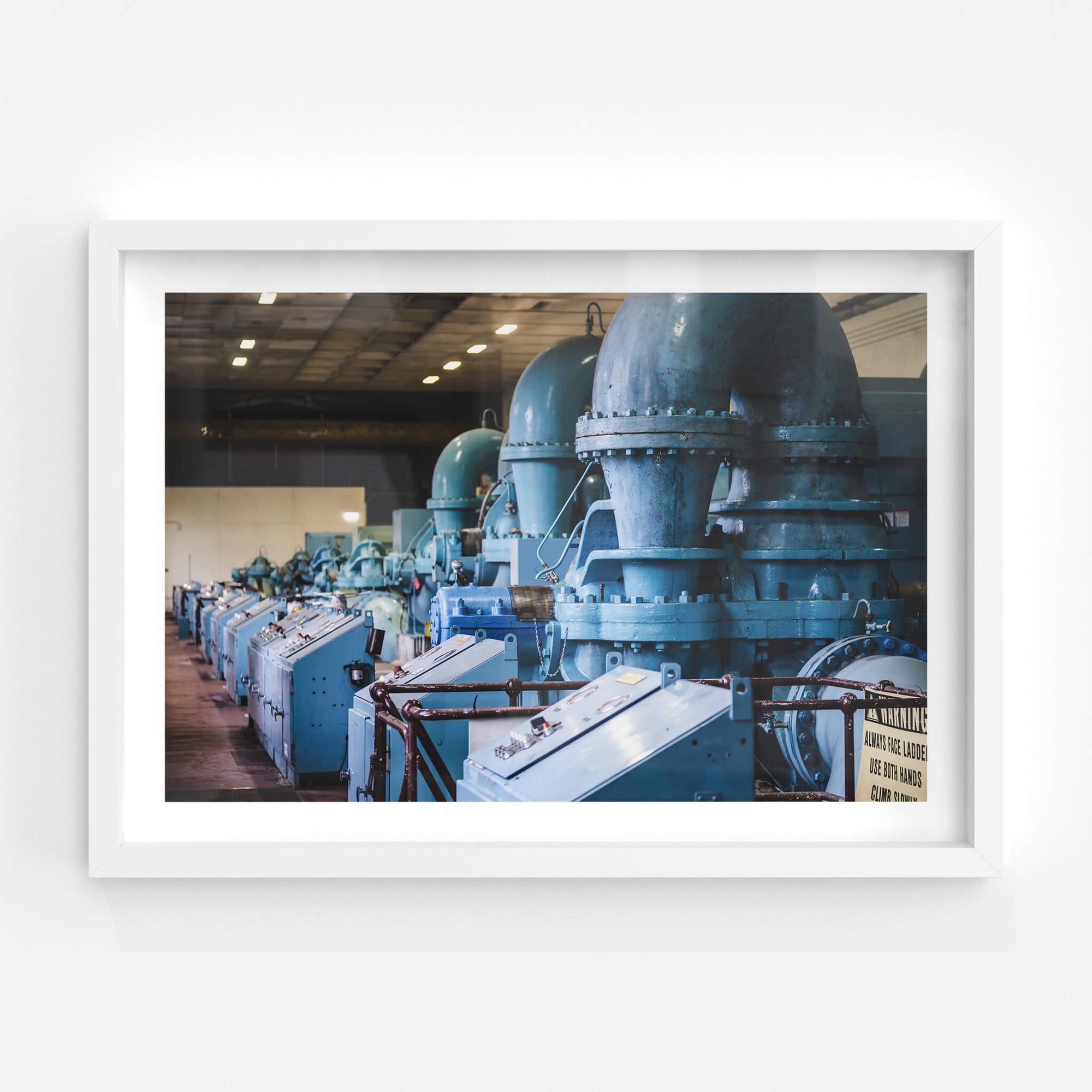 Pumping Hall Facing South | West Ryde Pumping Station Fine Art Print - Lost Collective Shop