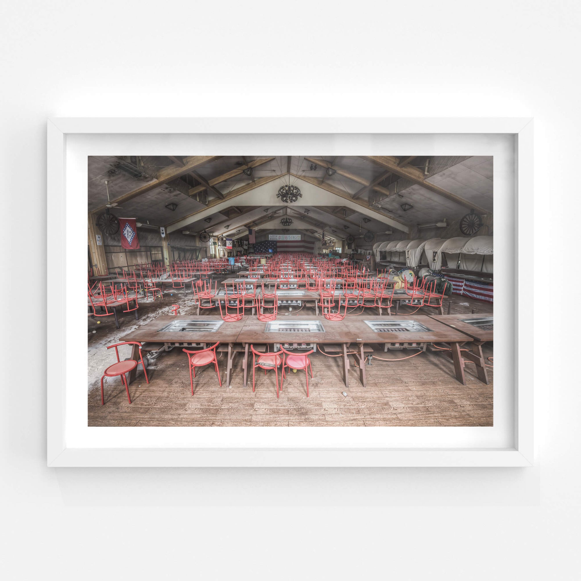 Dining Hall | Western Village Fine Art Print - Lost Collective Shop