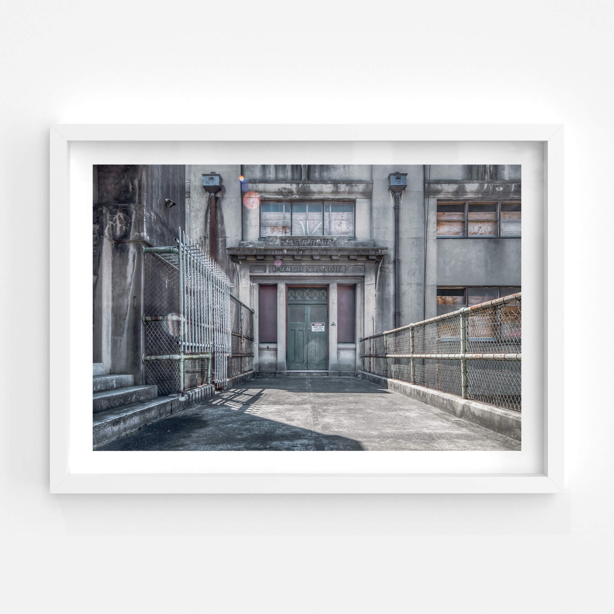 Administration Entrance | White Bay Power Station Fine Art Print - Lost Collective Shop