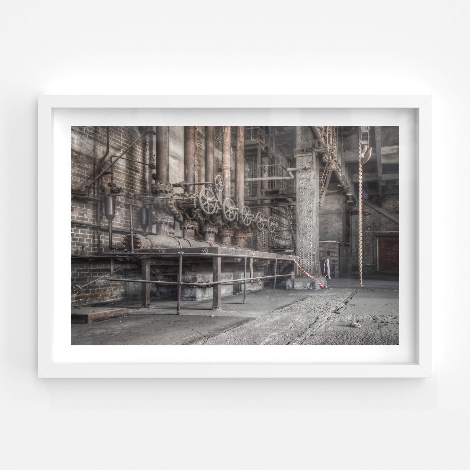 Boiler Feed Valves | White Bay Power Station Fine Art Print - Lost Collective Shop