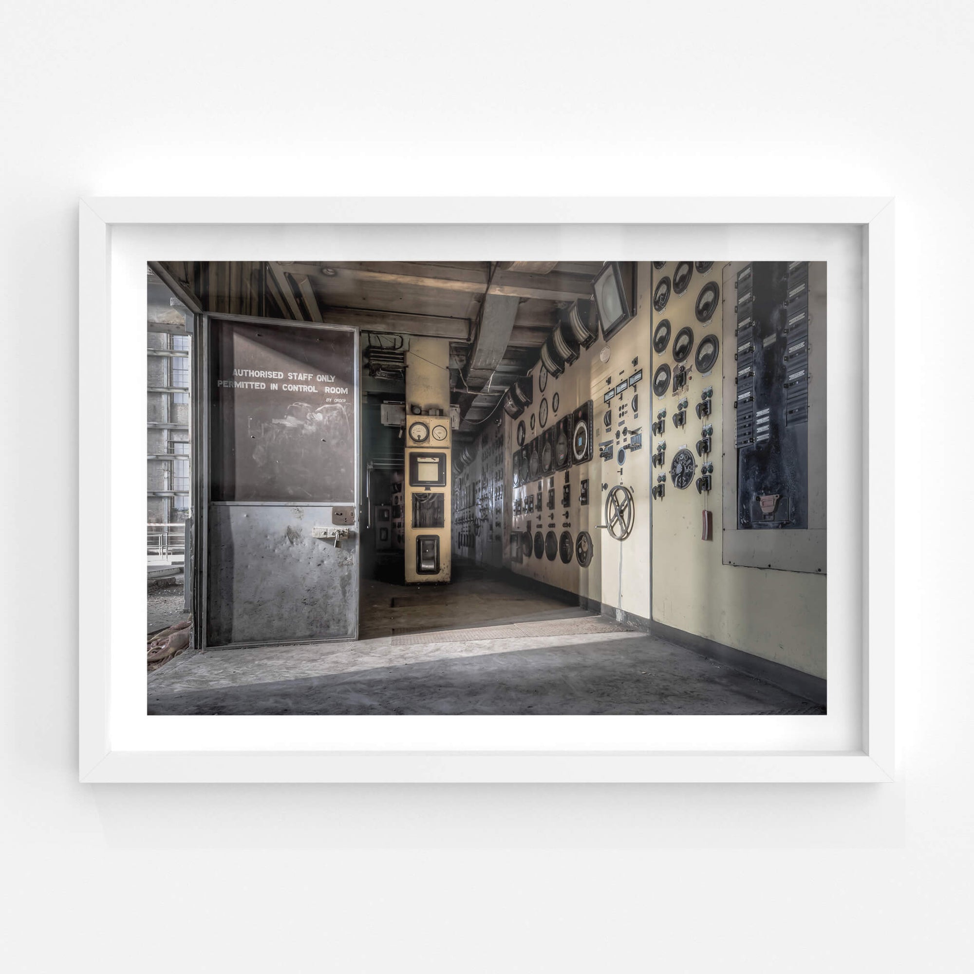 Boiler House Control Room | White Bay Power Station Fine Art Print - Lost Collective Shop