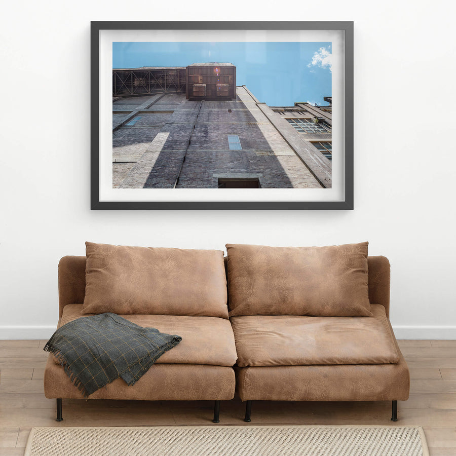 Coal Conveyor at White Bay Power Station, the brick facade of White Bay Power Station's boiler house rises five storeys.