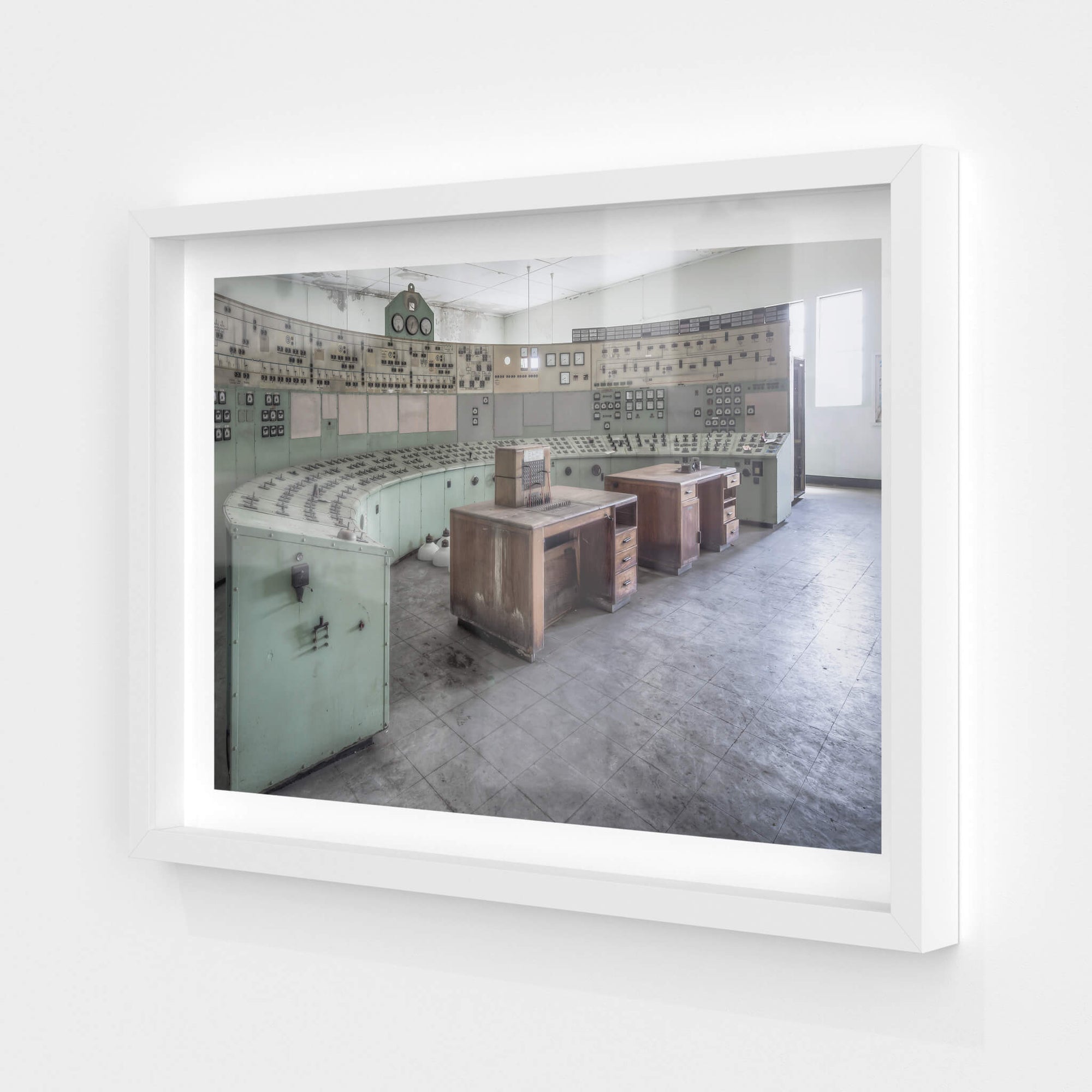 Control Room Cross View | White Bay Power Station Fine Art Print - Lost Collective Shop