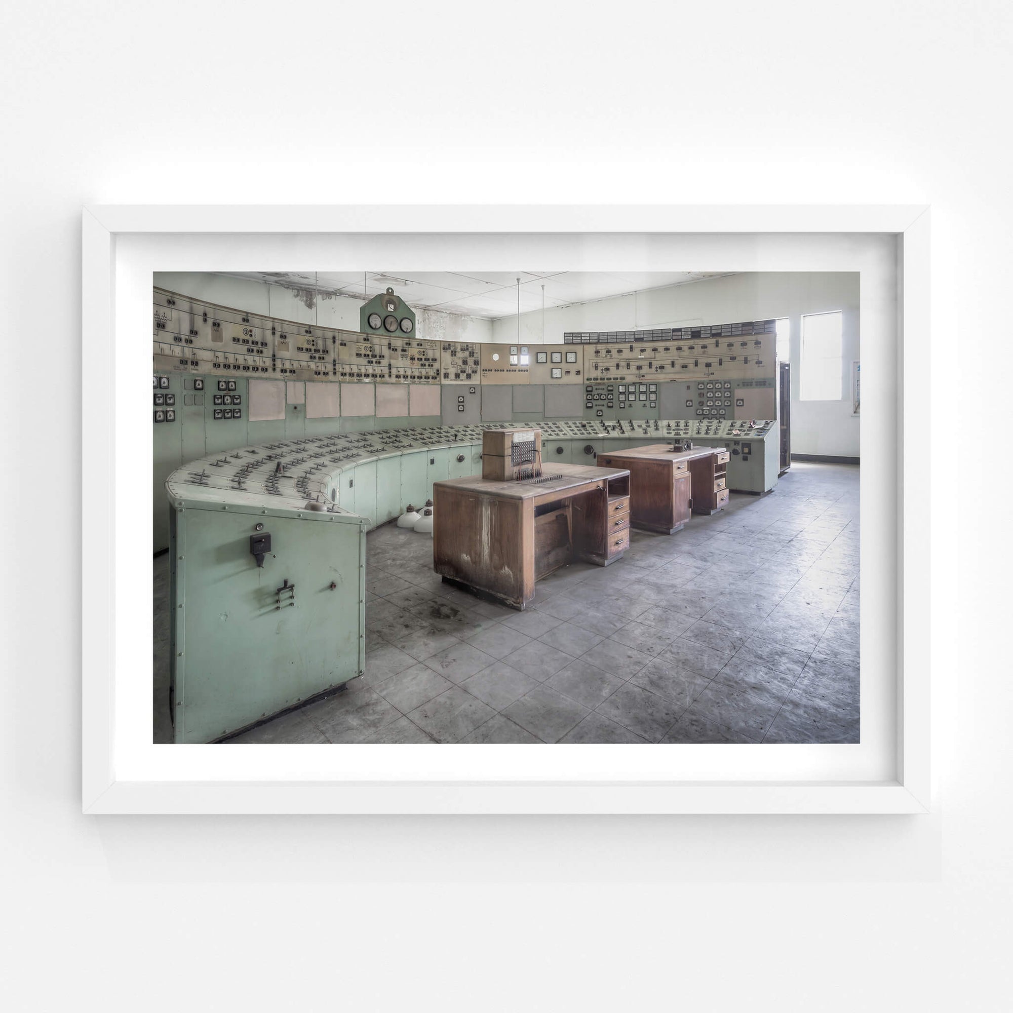 Control Room Cross View | White Bay Power Station Fine Art Print - Lost Collective Shop