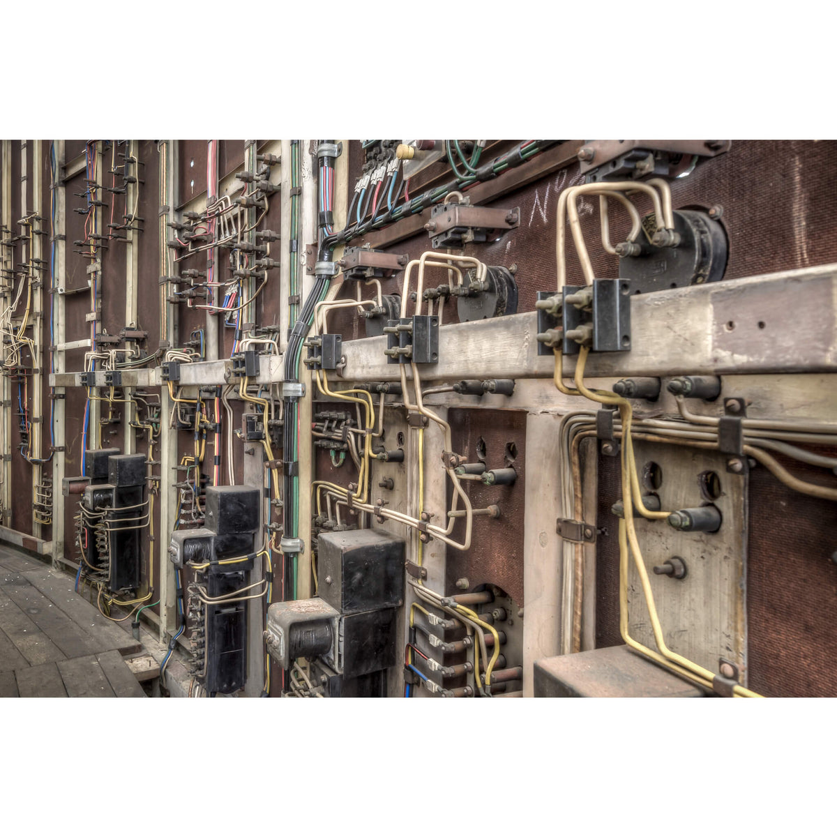 Control Room Wiring | White Bay Power Station Fine Art Print - Lost Collective Shop