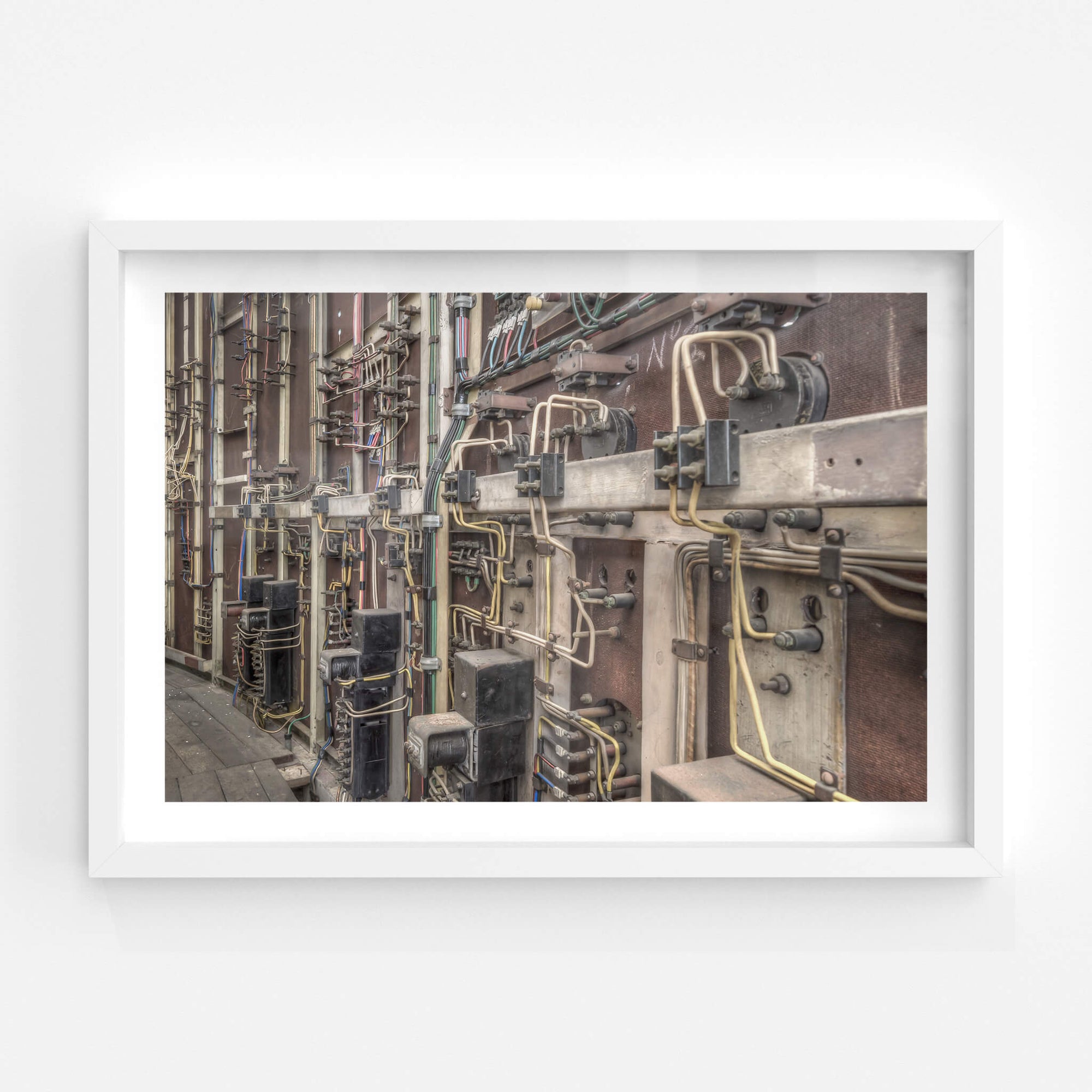 Control Room Wiring | White Bay Power Station Fine Art Print - Lost Collective Shop