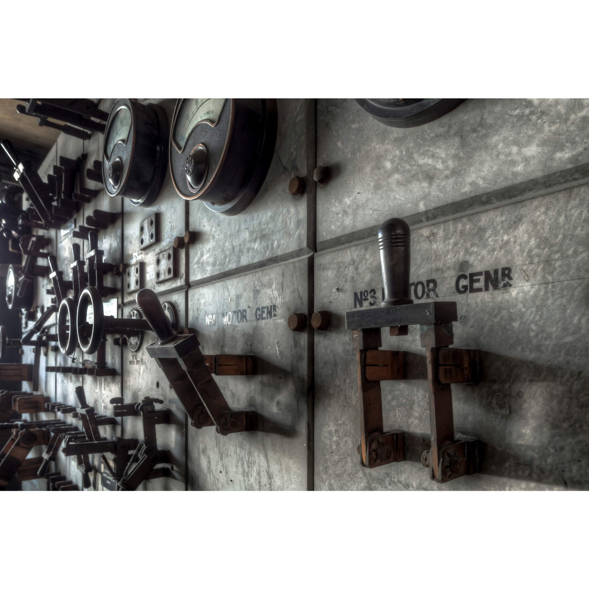 Knife Switches | White Bay Power Station Fine Art Print - Lost Collective Shop