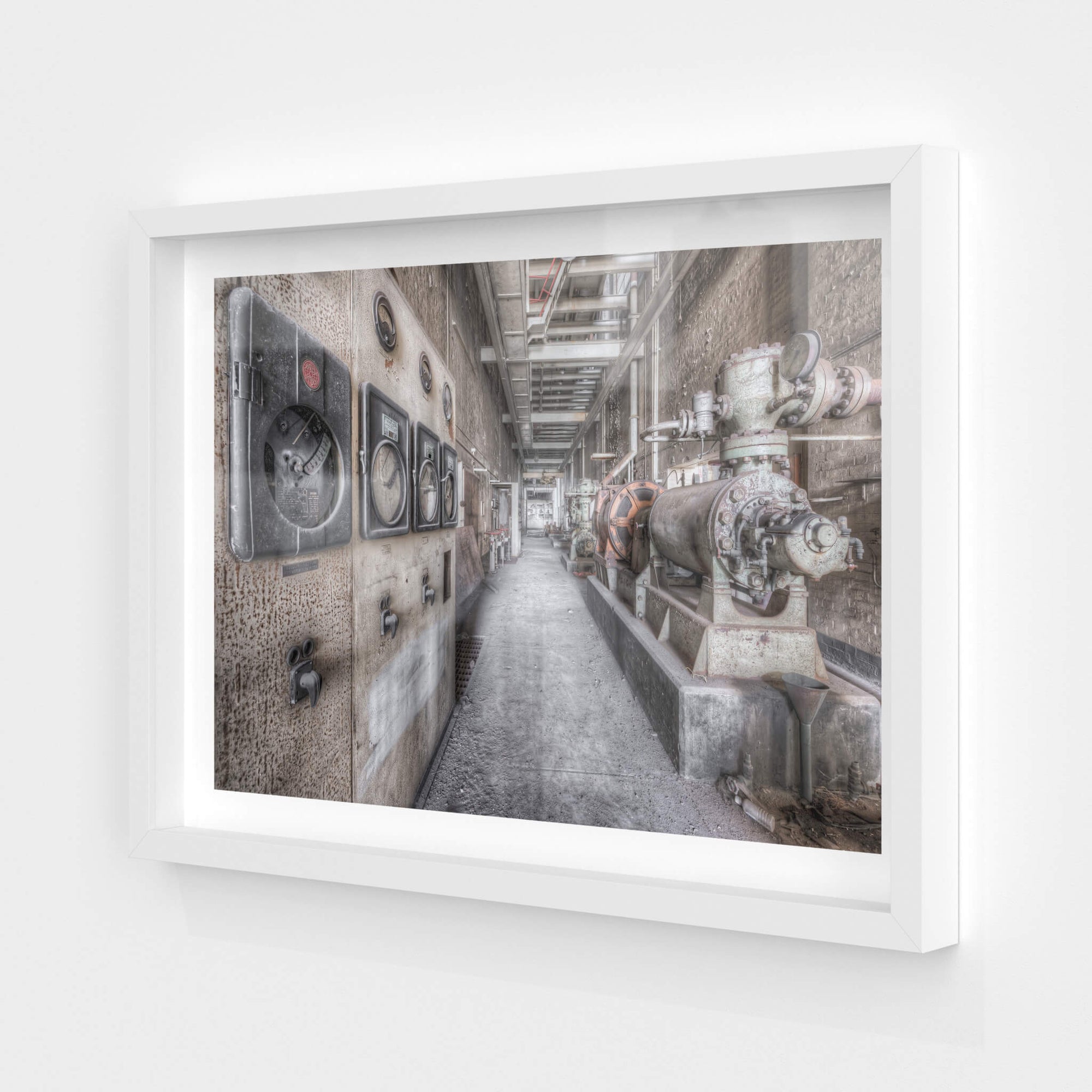 Pump House Equipment | White Bay Power Station Fine Art Print - Lost Collective Shop