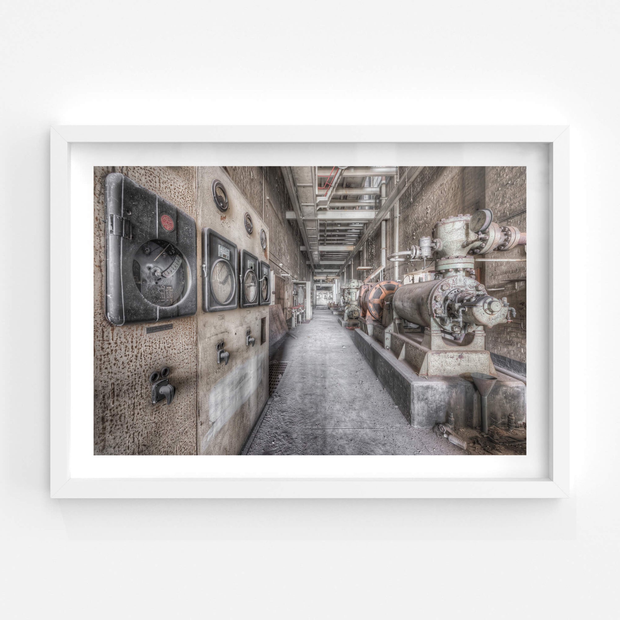 Pump House Equipment | White Bay Power Station Fine Art Print - Lost Collective Shop