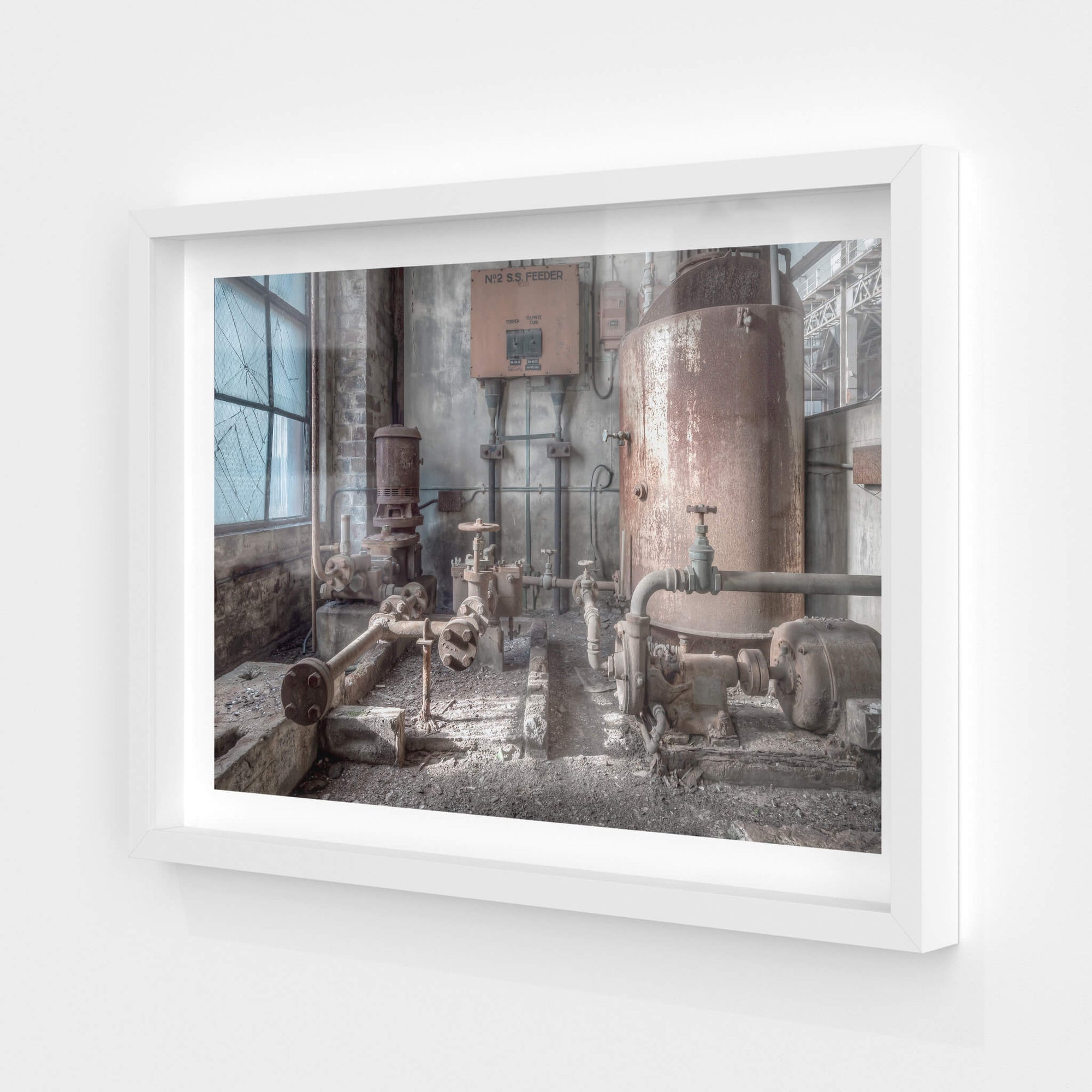 Sulphite Tank | White Bay Power Station Fine Art Print - Lost Collective Shop