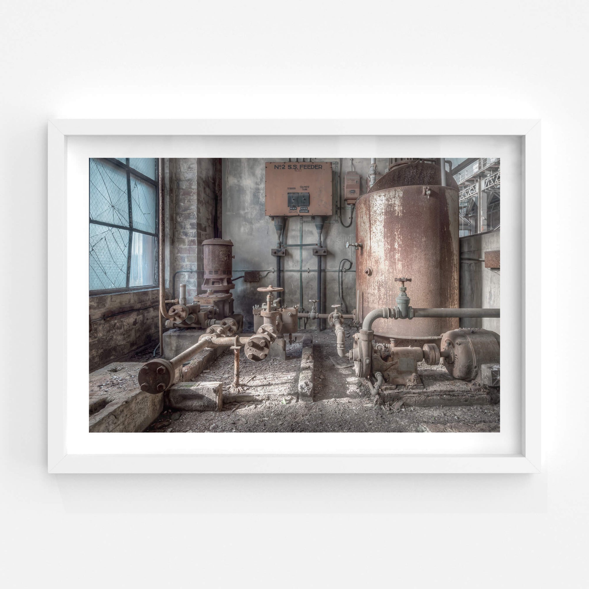 Sulphite Tank | White Bay Power Station Fine Art Print - Lost Collective Shop