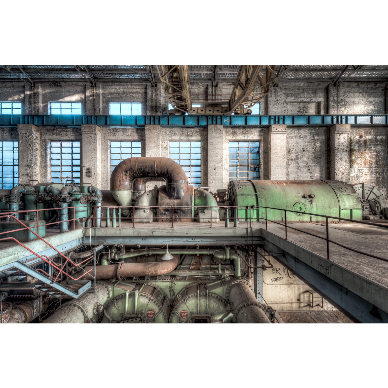 Turbine and Condenser | White Bay Power Station Fine Art Print - Lost Collective Shop