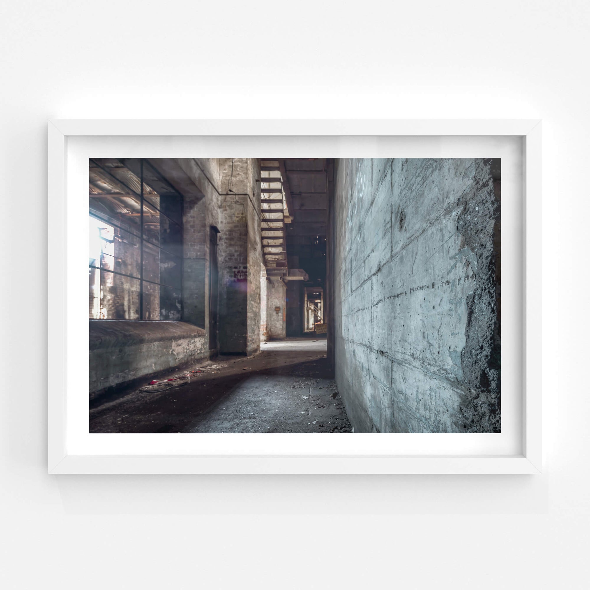 Turbine Hall Corridor | White Bay Power Station Fine Art Print - Lost Collective Shop
