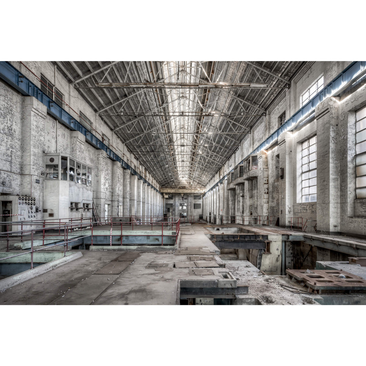 Turbine Hall Facing South | White Bay Power Station Fine Art Print - Lost Collective Shop