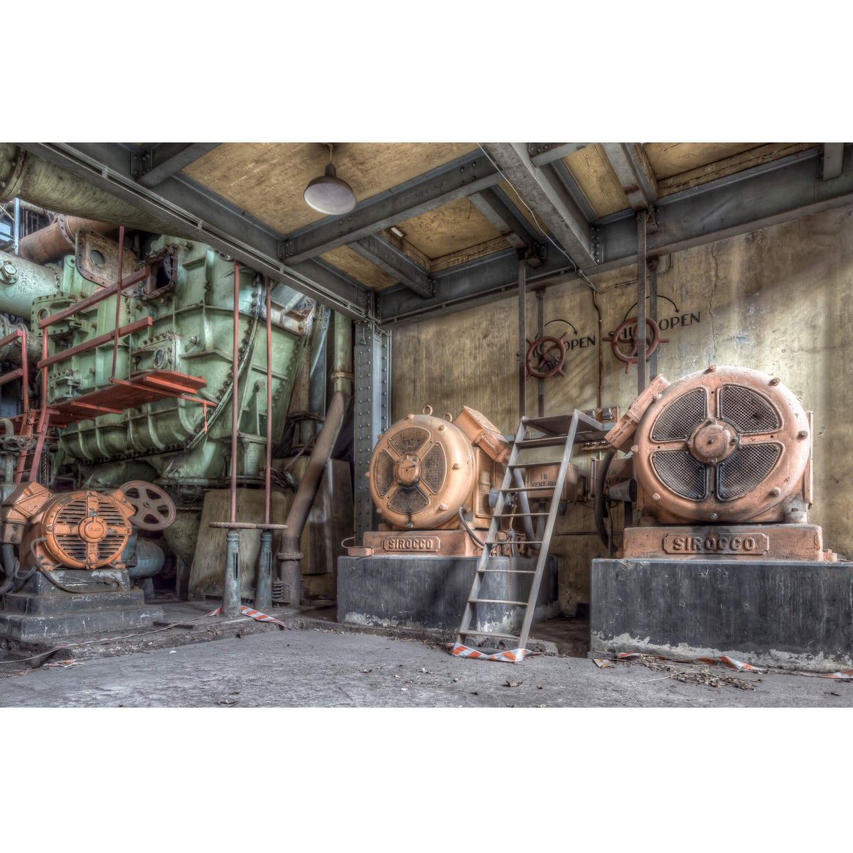 Vent Fans | White Bay Power Station Fine Art Print - Lost Collective Shop