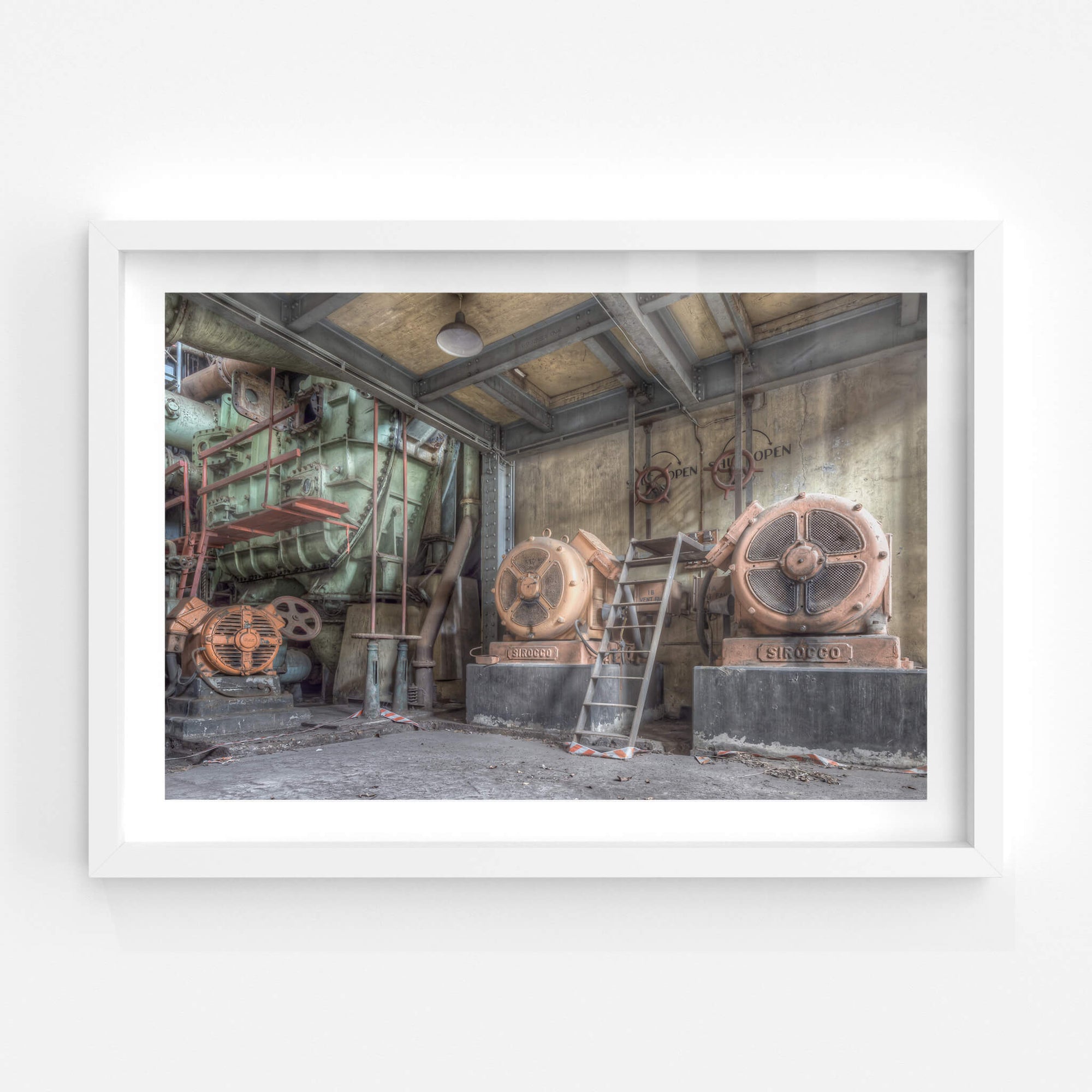 Vent Fans | White Bay Power Station Fine Art Print - Lost Collective Shop